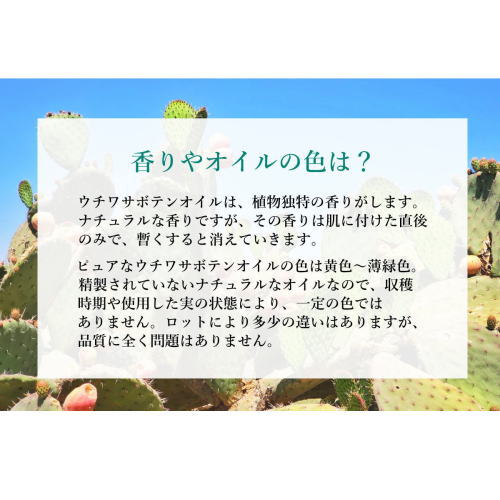 ウチワサボテンオイル